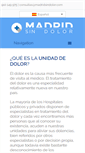 Mobile Screenshot of madridsindolor.com